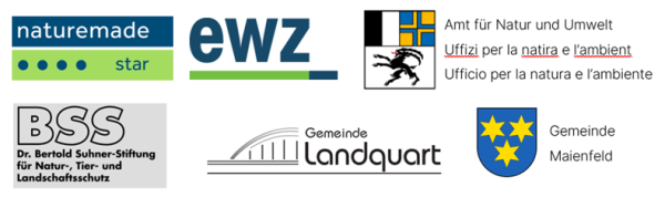 Logos Unterstützung Gelbbauchunkenförderung Prättigau