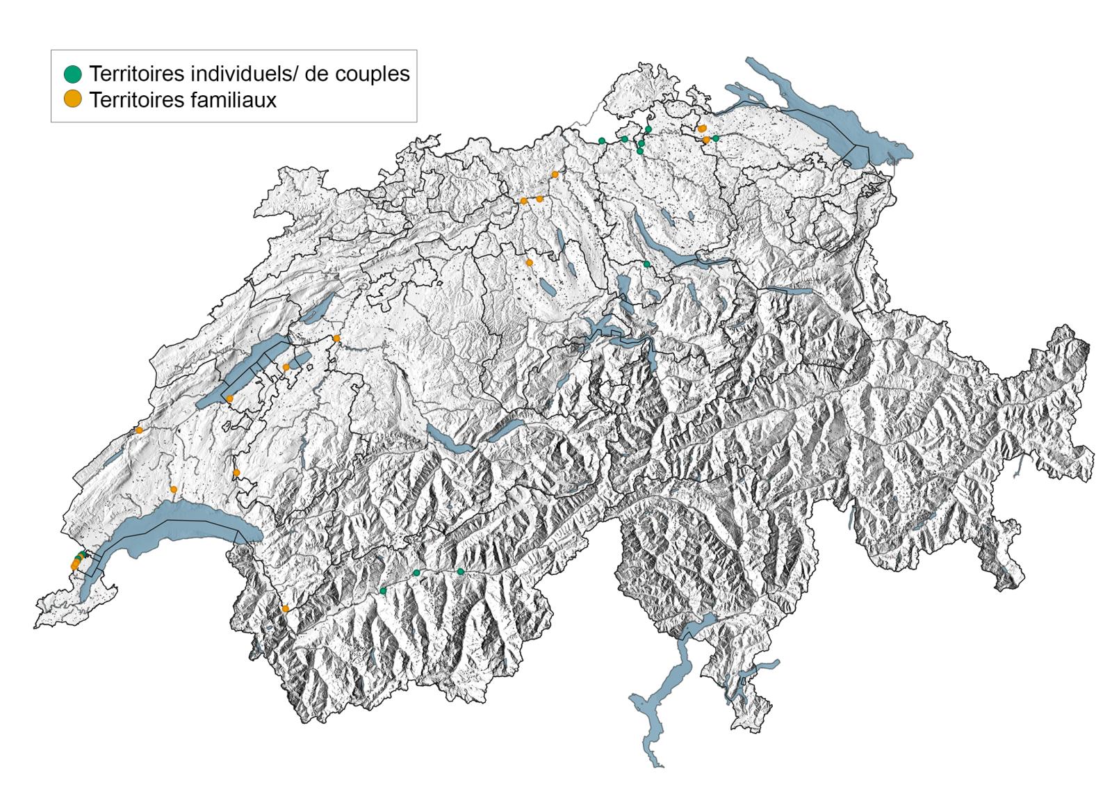 Distribution du castor en 1978