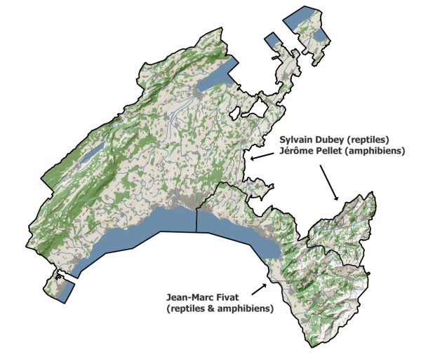 Régions de compétences pour le canton de Vaud
